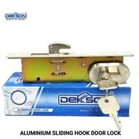Gambar KUNCI PINTU SLIDING GESER ALUMINIUM DOOR LOCK/KAIT BESAR DEKKSON DKS 87130 dari ellvio undefined 4 Tokopedia