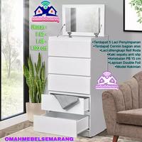 Gambar Buffet lemari rias laci susun MIRROR 05 cermin credenza drawer modern dari omahmebelsemarang undefined 3 Tokopedia