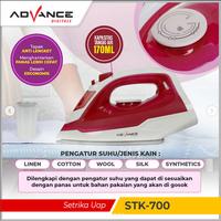 Gambar Setrika Uap Advance STK-700 Steam Iron Anti Lengket Hemat Listrik dari nanio-store undefined 5 Tokopedia