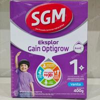 Gambar SGM EKSPLOR GAIN OPTIGROW 1 Plus 400gram Vanila di atas 1 Tahun dari bjr online undefined 1 Tokopedia
