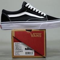Gambar 100% ORIGINAL GLOBAL MARKET VANS OLDSKOOL CLASSIC BLACK WHITE - 37 dari popeyesneakers undefined 2 Tokopedia