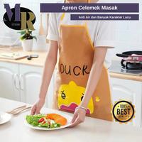 Gambar Apron Celemek Masak Anti Air Minyak Clemek Waterproof Karakter Lucu dari MRzero1 undefined 2 Tokopedia
