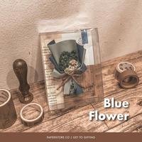 Gambar 6XQH (GIFT ITEM) Flower Greeting Card - Blue dari Tabaci Store undefined 1 Tokopedia