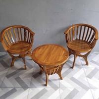 Gambar kursi mangkok teras kayu jati dari Rifqi Meubel undefined 2 Tokopedia