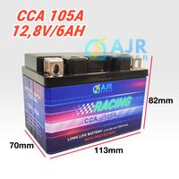 Gambar Aki Accu Lithium LiFePo4 Racing series 12V 6AH dengan BMS bisa STARTER dari AJR LIGHT undefined 4 Tokopedia