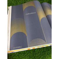 Gambar Wallpaper Dinding Korea Modern Vektor Per Spiral Abu Orange Cream Gold - STP10272-3 dari Mansion Wallpaper undefined 1 Tokopedia