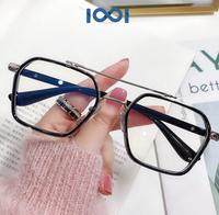 Gambar Kacamata Tony Stark Frame Aviator Metal PC Lensa Photocromic Blueray Glasses Anti Cahaya Biru Fashion Modis Korea Eyewear Pria Wanita IOOI K0039 dari IOOI.kacamata undefined 4 Tokopedia