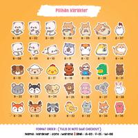 Gambar Stiker Nama Lucu Waterproof Murah (Isi Up To 20-25 pcs/set ) - NON LAMINASI, 10 PCS dari ArtFeb undefined 4 Tokopedia