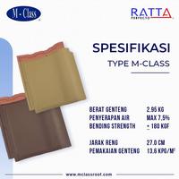 Gambar GENTENG M-CLASS NATURAL KW.1 dari RDS Material undefined 3 Tokopedia
