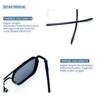 Gambar Kacamata Tony Stark Frame Aviator Metal PC Lensa Photocromic Blueray Glasses Anti Cahaya Biru Fashion Modis Korea Eyewear Pria Wanita IOOI K0039 dari IOOI.kacamata undefined 5 Tokopedia