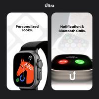 Gambar Ultra Watch Series 8 PRO+ Bluetooth Smartwatch by Ultra Official Store - Ocean - Black dari UltraPods Indonesia undefined 4 Tokopedia