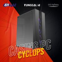 Gambar CASING PC INFINITY Cyclops ATX mATX GAMING CASE ACRYLIC SIDE dari Tunggal Computer Magelang undefined 1 Tokopedia
