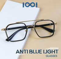 Gambar Kacamata Tony Stark Frame Aviator Metal PC Lensa Photocromic Blueray Glasses Anti Cahaya Biru Fashion Modis Korea Eyewear Pria Wanita IOOI K0039 dari IOOI.kacamata undefined 1 Tokopedia