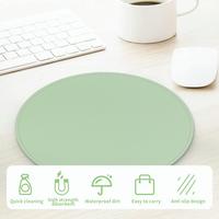Gambar GOOJODOQ 20 cm Office Use Non-Slip Easy Clean Waterproof Mousepad - Hitam dari Goojodoq Professionals undefined 2 Tokopedia