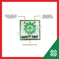 Gambar Emblem Bet Logo K3 Safety First Keselamatan dari Pusat Safety undefined 2 Tokopedia