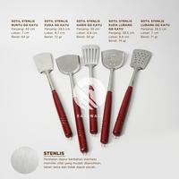 Gambar Utensil / Peralatan Masak Stainless Gagang Kayu - Sutil Lubang dari Rajawali Kraftindo undefined 2 Tokopedia