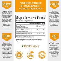 Gambar Natures Nature's Nutrition Turmeric Curcumin 1950Mg With BioPerine - 180 Caps 2600mg dari Top Shelf Vitamins undefined 2 Tokopedia