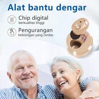 Gambar Alat Bantu Dengar asli pendengaran telinga orang tua mini hearing aids - Putih dari Britzgo shop undefined 1 Tokopedia
