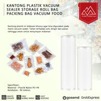 Gambar KANTONG PLASTIK VACUUM SEALER STORAGE ROLL BAG PACKING BAG VACUUM FOOD - 20X500CM-1ROLL dari Toso Mart undefined 1 Tokopedia