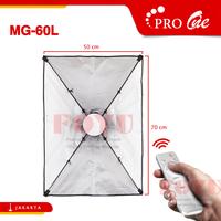 Gambar LED Studio Light With Softbox 50x70cm Pro One MG-60L dari Foyu Photo Jakarta undefined 2 Tokopedia