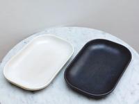 Gambar Piring Snack Sate Segi Cafe - Ceramic Rectangle Plate VERTIGO COUPE S - Cream dari Sinar Sakti Galleria undefined 1 Tokopedia