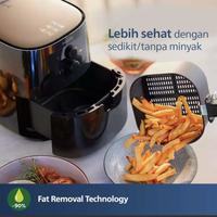 Gambar PHILIPS HD9200/91 Low Watt Air Fryer Analog 800W - Black dari TJAHMD undefined 4 Tokopedia