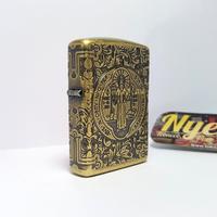 Gambar Zippo 29719 St. Benedict Design Antique Brass / Antique / Brass dari Nyenius Depok undefined 2 Tokopedia