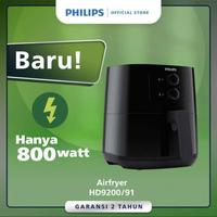 Gambar PHILIPS HD9200/91 Low Watt Air Fryer Analog 800W - Black dari TJAHMD undefined 3 Tokopedia