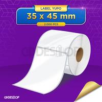 Gambar Label Yupo 35x45 mm Stiker Printer Barcode Citizen Honeywell dari Codeshop Indonesia undefined 3 Tokopedia
