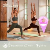 Gambar Bodimax Wellness Yoga Mat - Matras NBR 8mm Alas Anti Slip Tebal - Grey dari TOKEBI Official undefined 3 Tokopedia