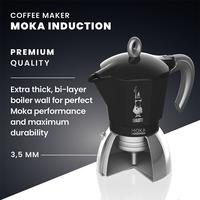 Gambar Bialetti - Moka Induction Black 6 Cups Mokapot Alat Seduh Kopi Manual dari Bialetti Official Store undefined 2 Tokopedia