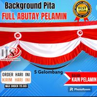 Gambar BENDERA UMBUL UMBUL BACKGROUND PANGGUNG PITA MERAH PUTIH 5 GELOMBANG dari Intan Jaya bendera45 undefined 3 Tokopedia