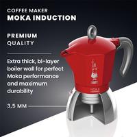 Gambar Bialetti - Moka Induction Red 4 Cups - Mokapot Alat Seduh Kopi Manual dari Bialetti Official Store undefined 3 Tokopedia
