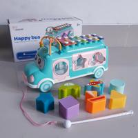 Gambar Mainan Edukasi Anak Bus Puzzle Xylophone Music - bus xilophone dari Jakarta store station undefined 1 Tokopedia