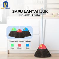Gambar Sapu Lantai Ijuk 2 Macan Gagang Kayu Warna Biru dari Prima Perabot undefined 4 Tokopedia