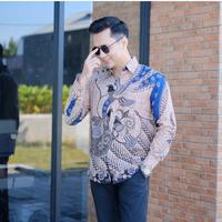 Gambar KEMEJA BATIK PRIA PREMIUM MOTIF ARGASATYA BIRU PART 2 - XL, reguler dari muiszubatik undefined 2 Tokopedia