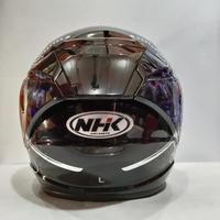 Gambar HELM NHK R1 MAX BUSHIDO #1 BLACK SILVER HELM HALF FACE dari Ryan motor helmet undefined 4 Tokopedia