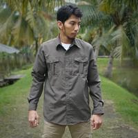 Gambar Baju Kemeja Kantoran Pria Trendy Kos Torean Outdoor Lapangan Pdl - Coklat Torean, M dari Toko Harapan Berkah51 undefined 1 Tokopedia
