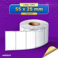 Gambar Label Yupo 55x25 mm Stiker Printer Barcode Citizen Honeywell dari Codeshop Indonesia undefined 4 Tokopedia