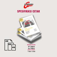 Gambar Cetak Brosur Flyer A4 satuan Print Flyer 2 sisi  / 1 sisi - Art Carton 210g, 1 sisi dari Gambaro Digital undefined 3 Tokopedia