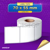 Gambar Label Yupo 70x55 mm Stiker Printer Barcode Citizen Honeywell dari Codeshop Indonesia undefined 4 Tokopedia