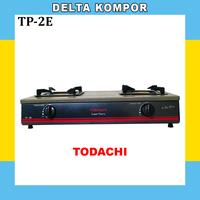 Gambar KOMPOR GAS 2 TUNGKU GAS STOVE TODACHI TP-2E ( LPG / GAS ALAM - LNG ) - LPG dari Delta Kompor undefined 2 Tokopedia
