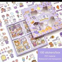 Gambar Stiker Momo 100pcs anti air motif kartun lucu-lucu warna random WMO BC dari WarnaMendut undefined 4 Tokopedia