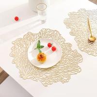 Gambar Placemat For Dining Table PVC/Tatakan Piring High Quality MYH-D - Gold dari Home Decor Zega undefined 1 Tokopedia