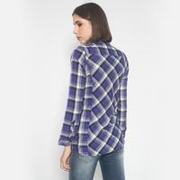 Gambar LGS - Kemeja Wanita - Kotak - Ungu - Slim Fit LSH.380.Z1448L.639.C - M dari LGSgeneration undefined 3 Tokopedia