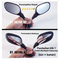 Gambar KACA SPION SEPEDA LISTRIK-SPION MOTOR LISTRIK MODEL OVAL HITAM CROME - 2449 CP/BLACK, SEPASANG dari ANTON K2 AKSESORIS MOTOR undefined 1 Tokopedia