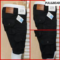 Gambar Pull and Bear Celana Pendek Cargo - Abu-abu, 29 dari Virgo CDL undefined 4 Tokopedia