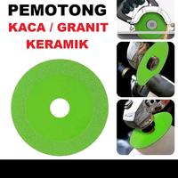 Gambar glass cutting disc jade crystal mata gerinda pemotong kaca keramik 4" - 3 pcs dari GudangPerkakas080 undefined 2 Tokopedia