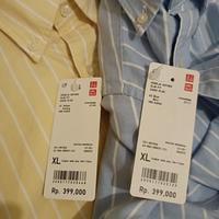 Gambar Uniqlo - Original Kemeja Oxford Kuning Garis Slim Fit - XL dari Lego Legions undefined 2 Tokopedia