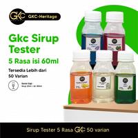 Gambar Sirup Tester Horeka premium Quality 80ml x 5 rasa dari Gkc.Heritage undefined 1 Tokopedia